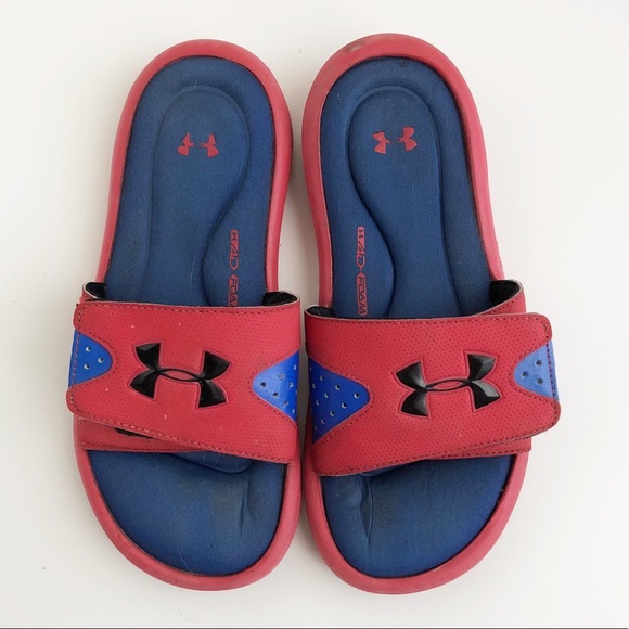 under armour boys slides